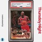 1996 FLEER FLAIR SHOWCASE #23 MICHAEL JORDAN ROW 1 PSA 8