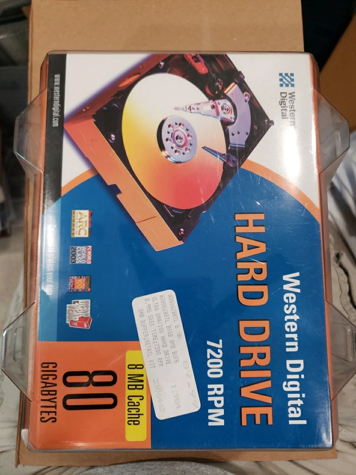 NEW!!! WESTERN DIGITAL 80GB WD800JBRTL 7200RPM 8MB Buffer  - Image 3 of 4