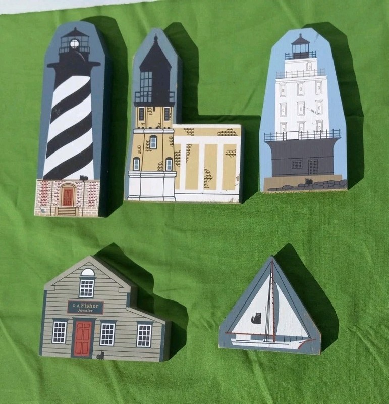 The Cat's Meow Skipjack, House G.A. Fisher, 3 Lighthouses Nautical Ocean Beach