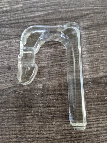 PYREX FLAMEWARE 6 CUP COFFEEPOT CLEAR GLASS HANDLE ONLY 7826-H FREE USA SHIPPING