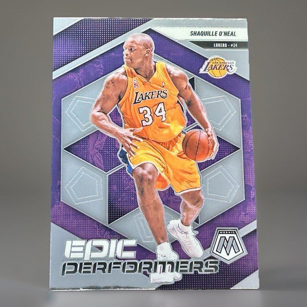 Shaquille O'Neal Epic Performers 2024-25 Panini Mosaic #16 | eBay
