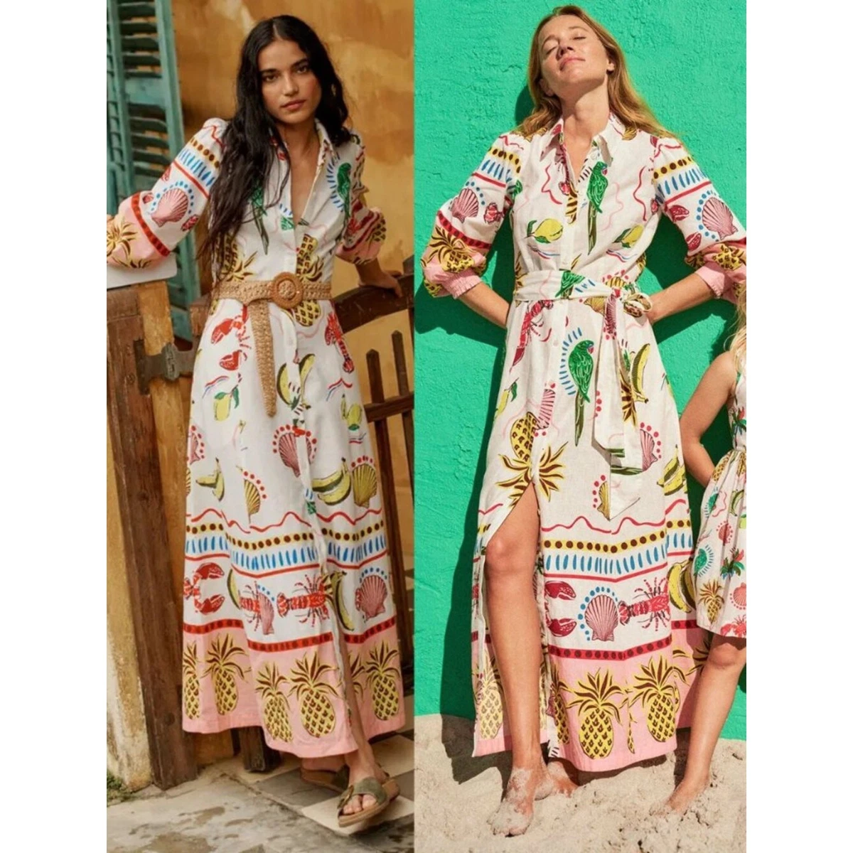 chinese dress ladies Pleat Ruffle Maxi Dress-Multi, Garden Path main image 1