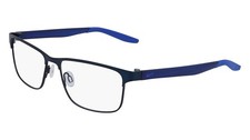 NEW Nike NIKE 8130 N Eyeglasses 416 Satin Navy/Racer Blue 100 AUTHENTIC