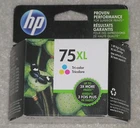 2017 Genuine OEM HP 75XL Tri-Color High Yield Ink Cartridge CB338WN Sealed
