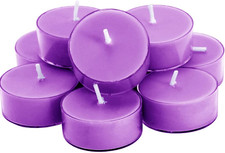 Scented Soy Wax Tealight Candles Bulk, Lavender Aromatherapy Candle for Stress R