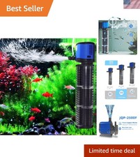 Aquarium Filter for 100-500 Gallon, 660 GPH Filtration Pond Pump
