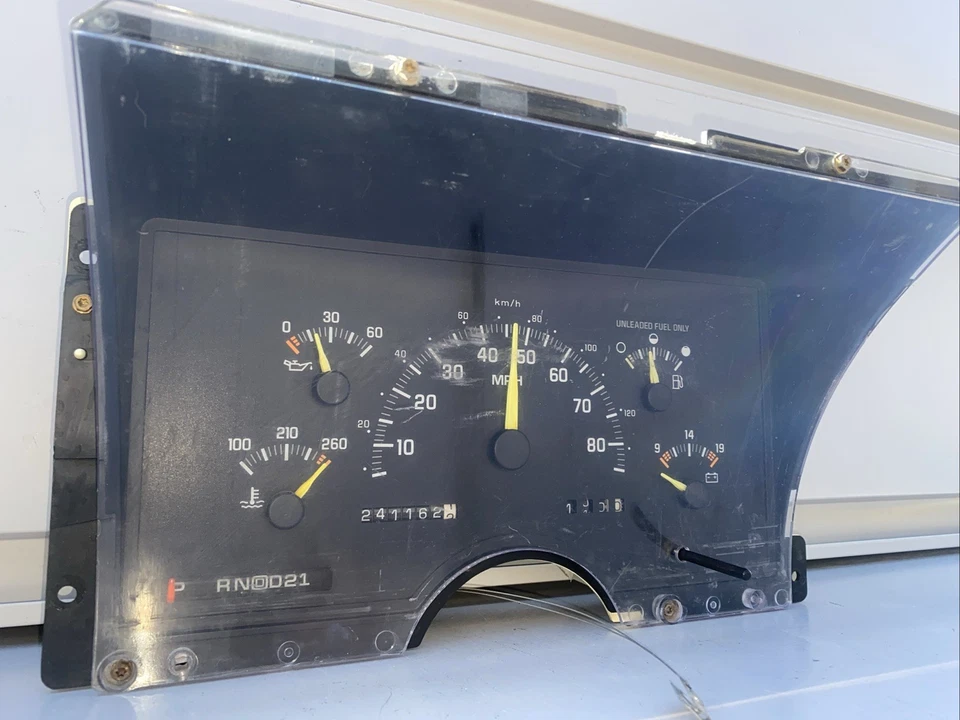 Chevrolet GMC Truck Suburban Blazer 1992-1994 velocímetro calibre clúster 16140015 Foto 2 de 4