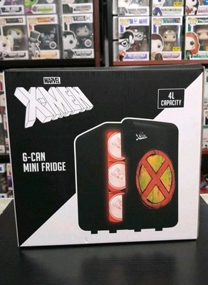 Marvel- X-MEN LED Mini Fridge 6 Can Insulated Interior 