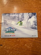 Big White ski resort trail map (2019)