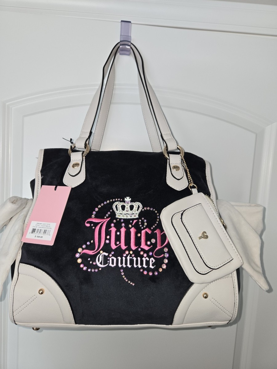 Juicy Couture Vintage Dreamy Juicy Tote Bag Liquorice