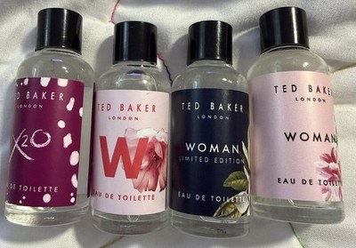 Ted Baker Mini Perfume Gift Set for Her EDT Collection 4 x 0.5 fl oz NO BOX