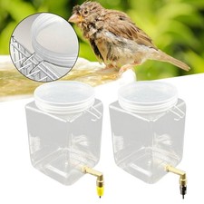 Automatic Bird Water Dispenser Easy Install Feeding Hanging Water Feeder Nodrip