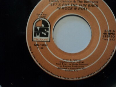 Freddy Cannon - Let's Put The Fun Back / Your Mama Ain't Always - US pressing 