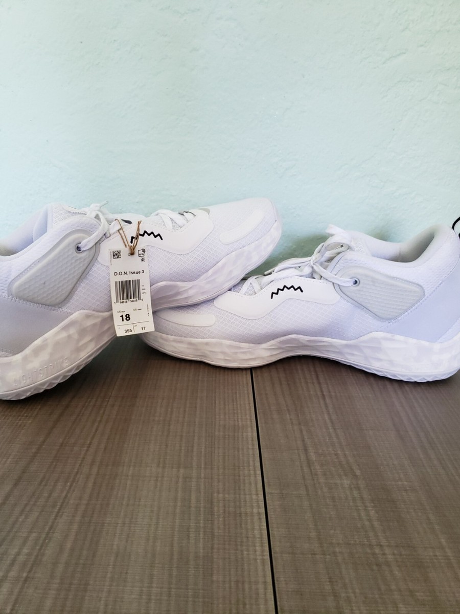 Adidas D.O.N Issue 3 Sneaker Basketball Shoe H67720 White  display picture 1