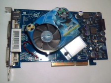 Video Graphics Card AGP 8X nVidia P218 6600 GT Dual DVI TV 128MB DDR3 6600GT
