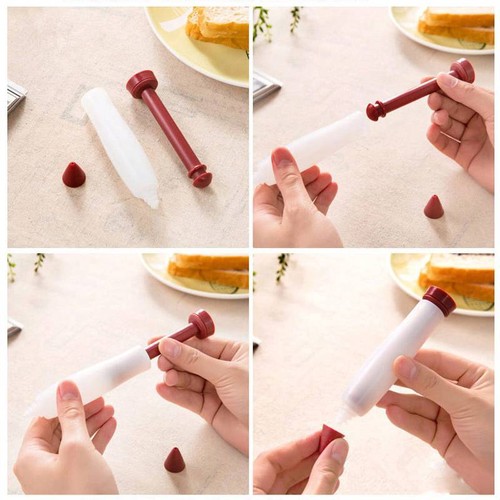 Silikon Fondant Kuchenstift Gebäck Glasur Schreiben Spritze Backen Dekor Zum Selbermachen Werkzeug 1 Stck. - Bild 5 von 11