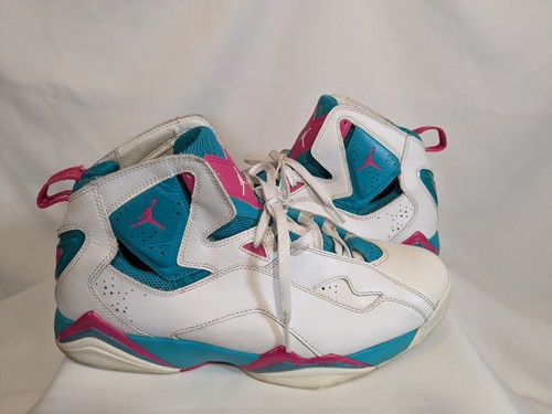 Air Jordan True Flight 34296-117 Mens US 11 Basketball Shoes White Blue Sneakers - Picture 8 of 9