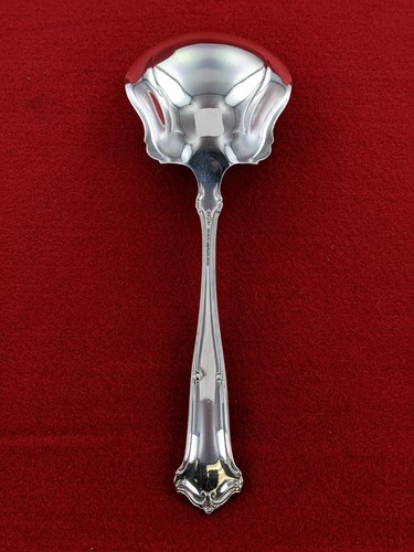 Wallace Sterling Silver 1910 Saxon 8 3/4" Berry Serving Spoon No Mono - Picture 2 of 6