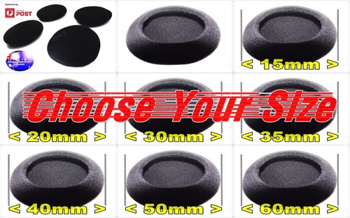 2 PARES de auriculares cojín de espuma de calidad OZ almohadillas cómodas orejeras elige tamaño +FP! - Imagen 5 de 42