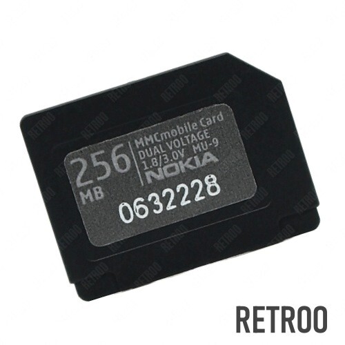 Nokia MultiMedia Card 256MB MMC-Mobile Memory Card Dual Voltage