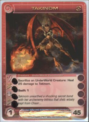 (CDP-052-5E-45) Takinom (Energy 45) (SR) Chaotic Premium Pack Foil Card