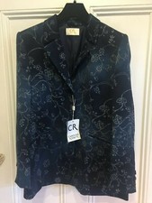 Caroline Rohmer 'cr '- Paris. Fine 100% Wool Jacket, Size 12. New.