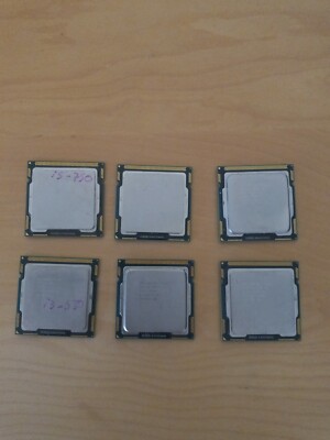 Lot of 6PCs Intel Core i3 & i5 1st Gen CPU Desktop processor