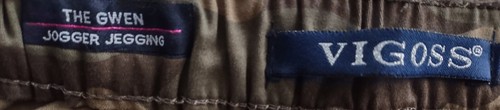 Vigoss The Gwen Jogger Jegging Size 10 Camo High Rise Pull On Girls Pants - Picture 4 of 7