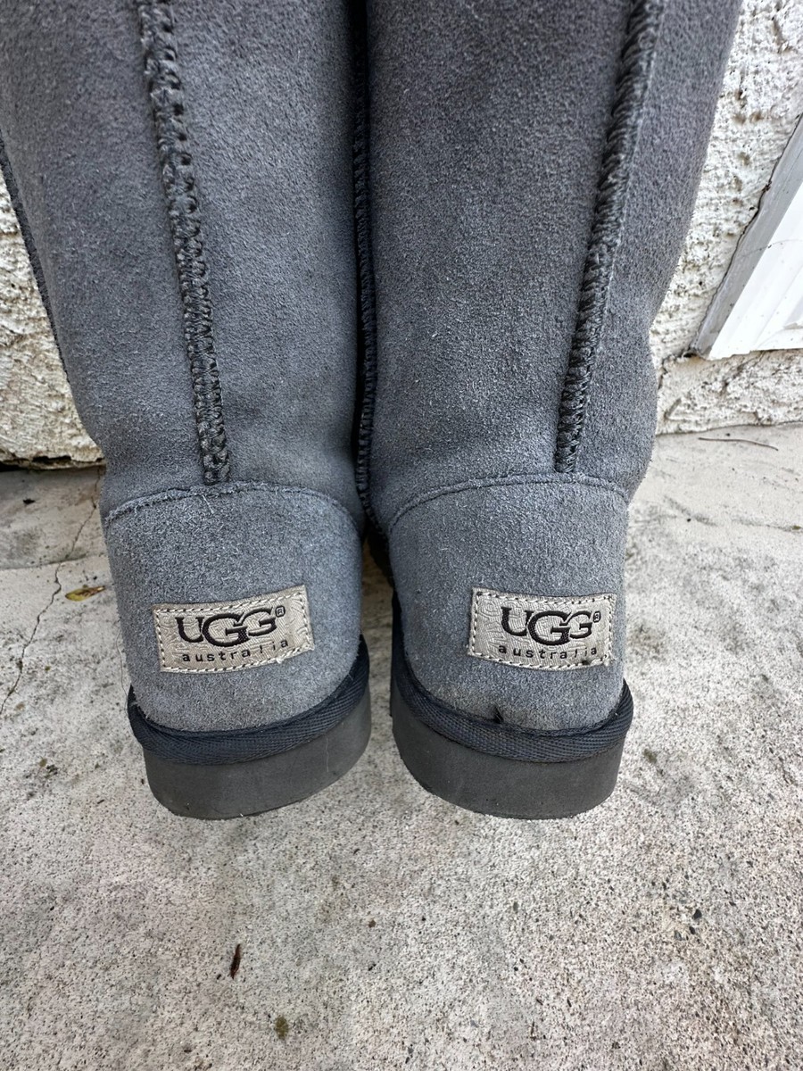 UGG Classic Gray Tall Boots | eBay