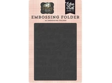 Echo Park Paper WEDDING DAY A2 Embossing Folder - Always & Forever