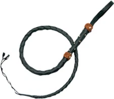Denix Mini Split Hide Bullwhip Black And Brown Leather One Piece Construction