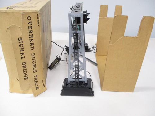 Puente de señal Marx 1434 para 2 pistas en caja calibre O X6504 - Imagen 7 de 12