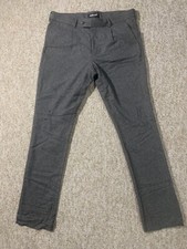 Farah Vintage Men  s Wool Blend Pleated Front Pants w/Lining Gray Size 32x32