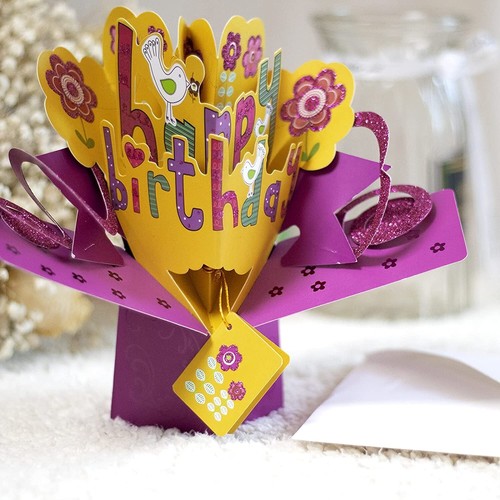 3D Pop Up Happy Birthday Greeting Card for Kids,Boyfriend,Girlfriend,Lover,Wife - Picture 7 of 8