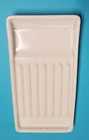 Vintage White Milk Glass  Instrument Dental Tray by The Valtronic Corp USA