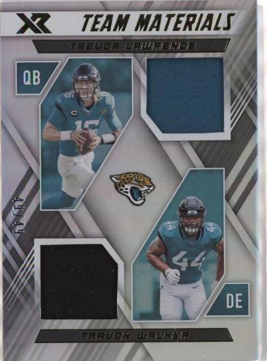 2022 Panini XR Travon Walker Trevor Lawrence #TM-19 - 1 of 2