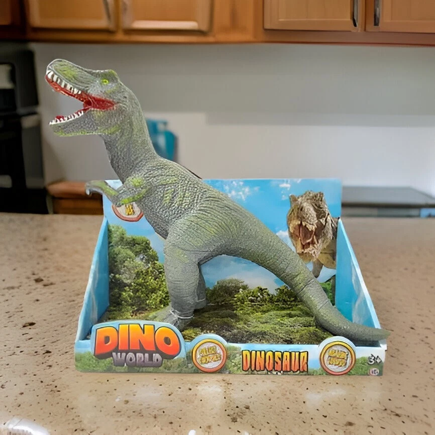 40cm Dinosaur Toys Large Soft Rubber Wild Animals Roaring Roar Sound Boys Girls - Image 2 of 4