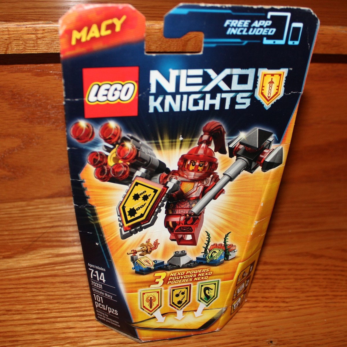sealed LEGO Nexo Knights 70331 Ultimate Macy [retired] minifigure set 101pcs