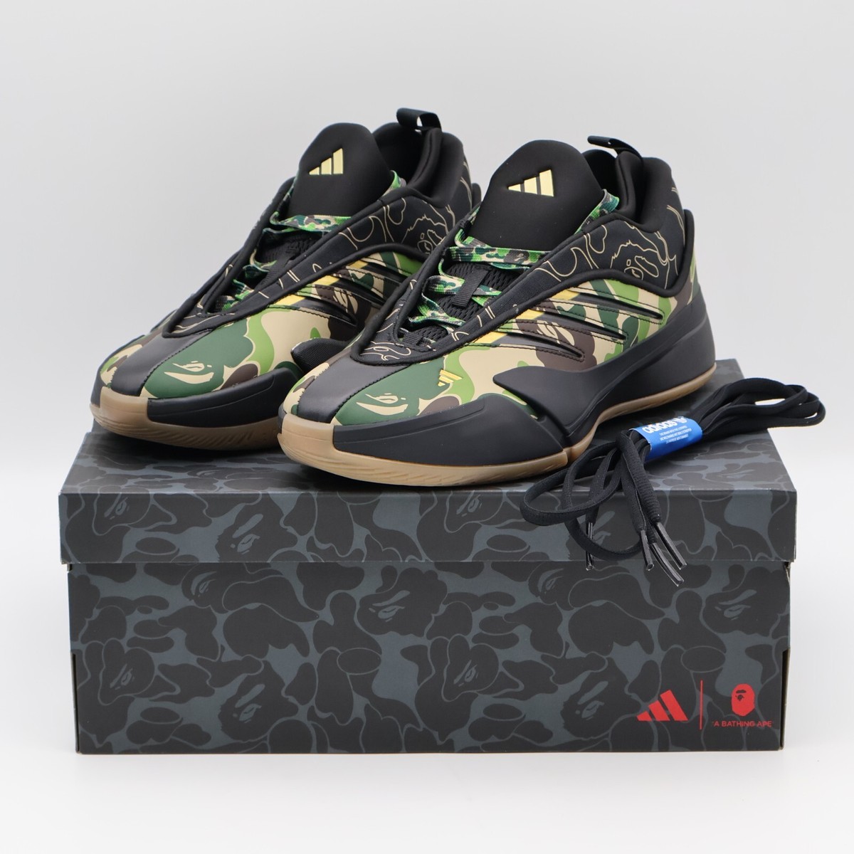 JH6358 A BATHING APE adidas Dame 9 Core Black (Men's) | eBay JH6358 A BATHING APE adidas Dame 9 Core Black (Men's) | eBay