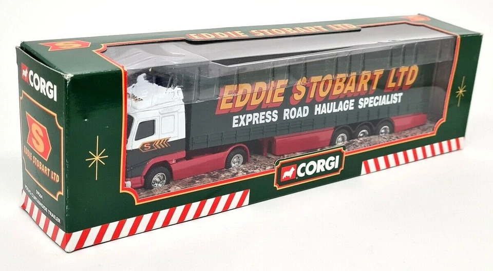 Corgi 1/64 59504 Eddie Stobart Volvo Curtainside Trailer Diecast Truck - Image 2 of 3