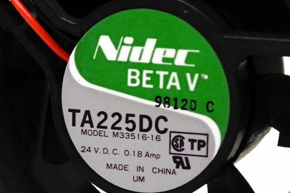 Japan Industrial Grade NIDEC 24V 60x60x25MM Glass Fiber for High Temp-Resistant - Image 3 of 3