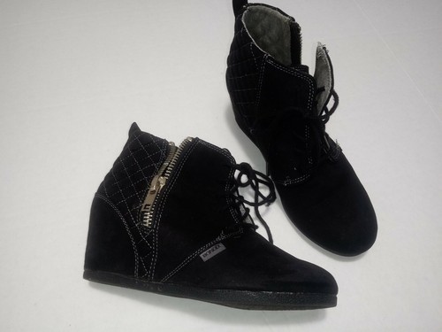 Bongo Ankle Boots Side Zip Sz 6M Kedzie 
