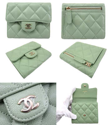 ○Chanel Timeless Classic Small Flap Wallet Trifold Short Ap0231