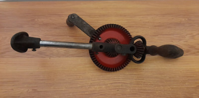 VINTAGE SCHULTER HANDBOHRMASCHINE 2 GANG