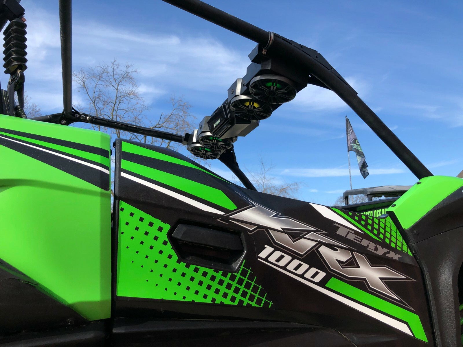 Kawasaki Teryx KRX 1000 Stereo Radio Bluetooth sound bar 4 speaker