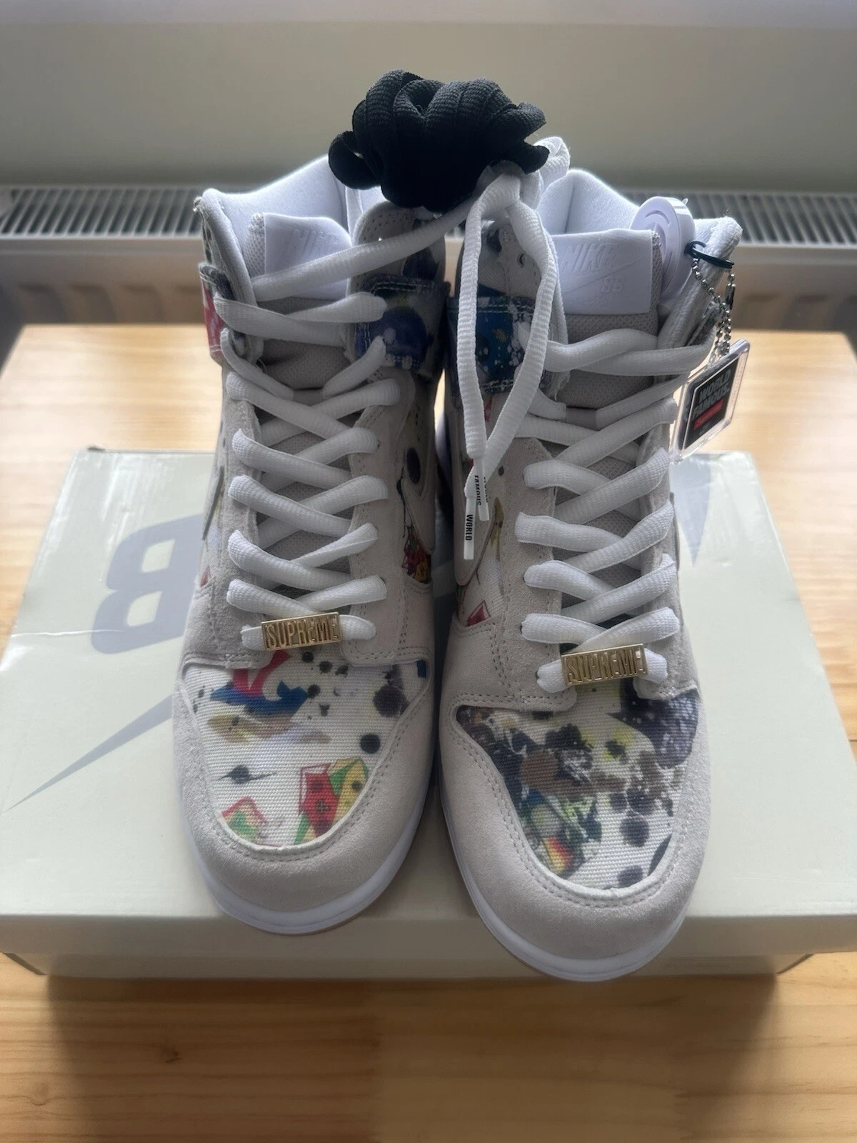 Nike SB Dunk High Supreme Rammellzee UK 9 DS OG ALL ?
