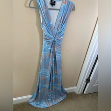 Madderson London maxi knot tie resort vacation dress size M