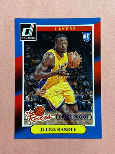 2014-15 Panini Donruss - The Rookies Julius Randle #6 Press Proof Blue ...