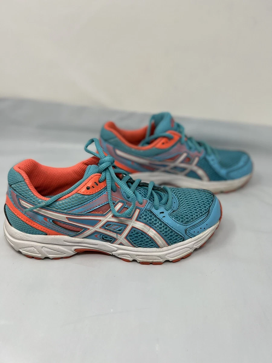 Asics Gel Contend 2 Running Shoes Teal Orange Sneakers Women s