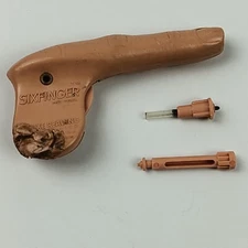 Vintage 1965 Topper Toys Deluxe Reading Sixfinger Toy Spy Gun Works Has Wear See